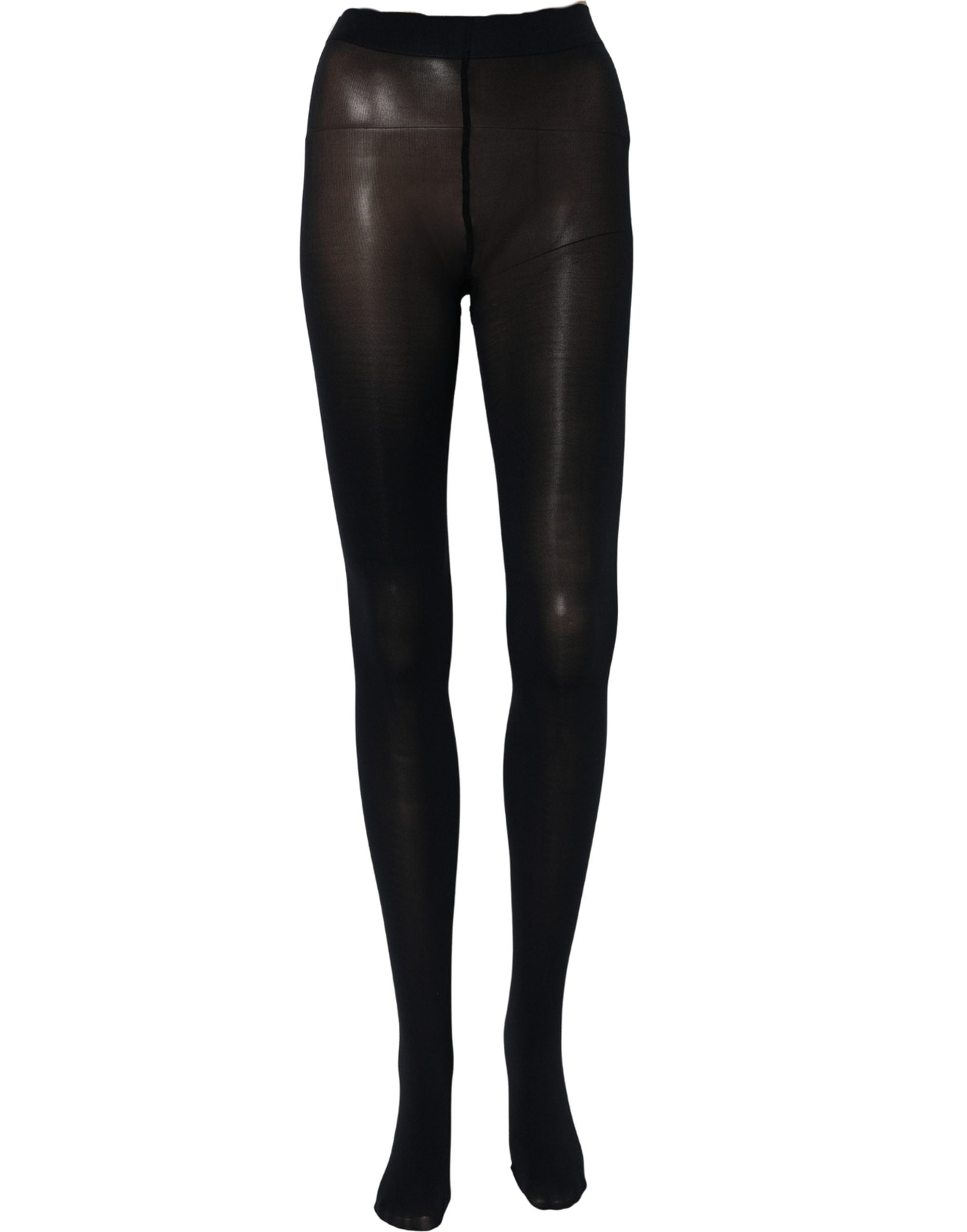 Dolce & Gabbana Dunkelblaue Nylon-Feinstrumpfhose Söckchen