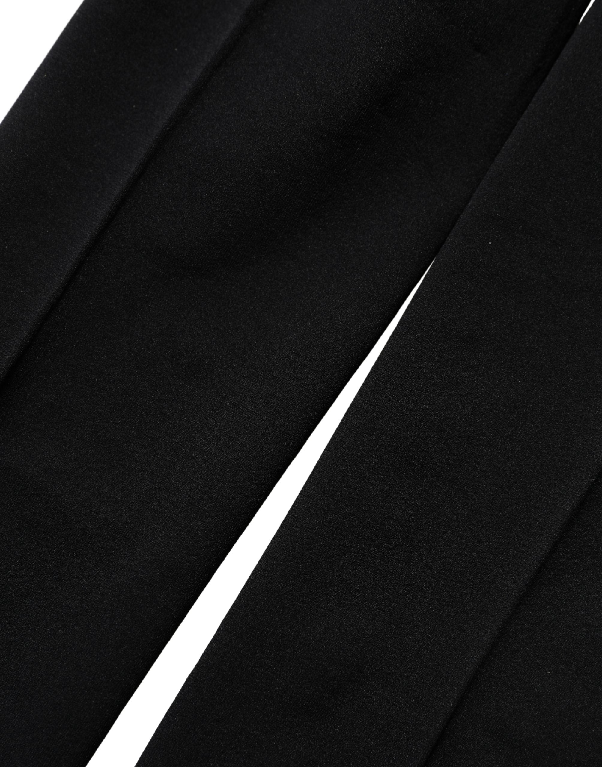 Dolce & Gabbana Schwarze Nylon-Feinstrumpfhose Söckchen