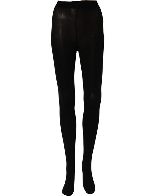 Dolce & Gabbana Schwarze Nylon-Feinstrumpfhose Söckchen