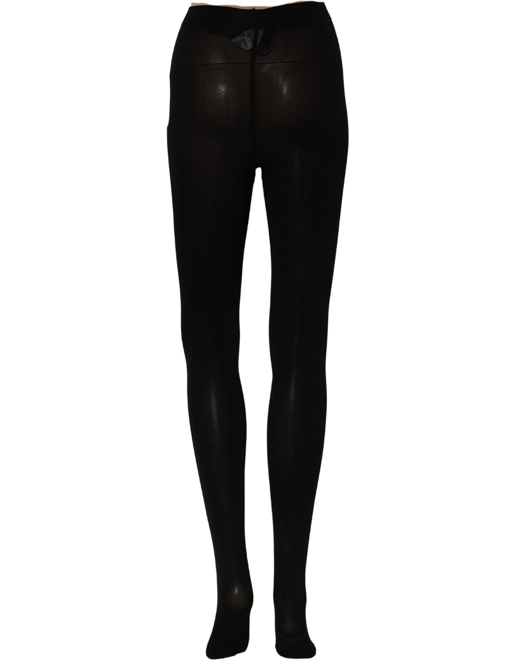 Dolce & Gabbana Schwarze Nylon-Feinstrumpfhose Söckchen