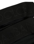 Dolce & Gabbana Schwarze Kniestrumpfhose aus Nylon mit Logo für Damen