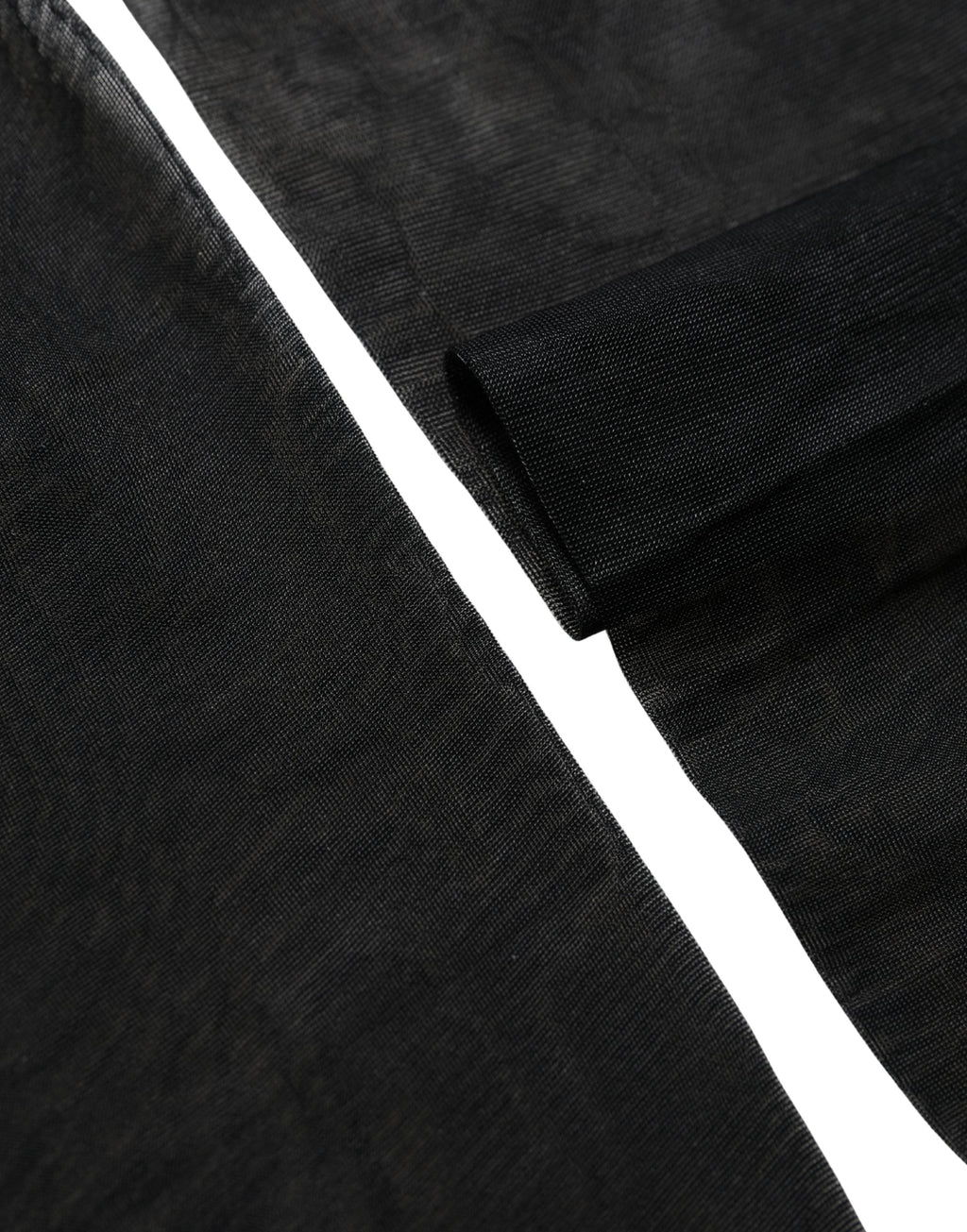 Dolce & Gabbana Schwarze Kniestrumpfhose aus Nylon mit Logo für Damen
