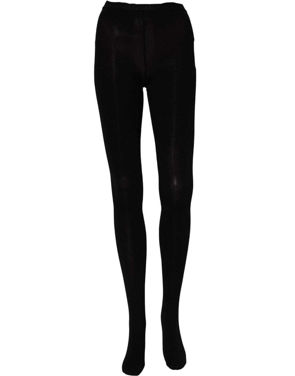 Dolce & Gabbana Schwarze Nylonstrumpfhose Söckchen