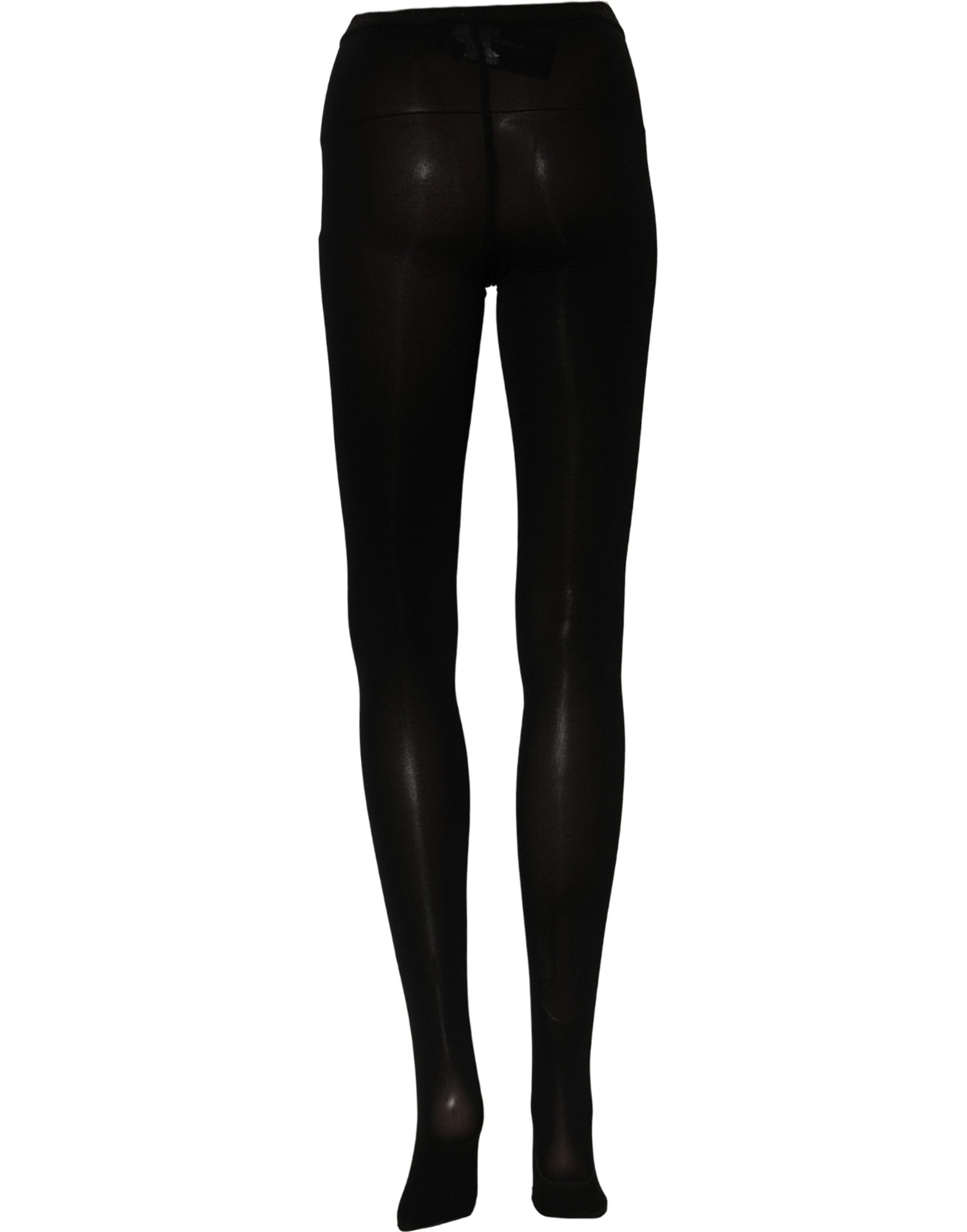 Dolce & Gabbana Schwarze Nylonstrumpfhose Söckchen