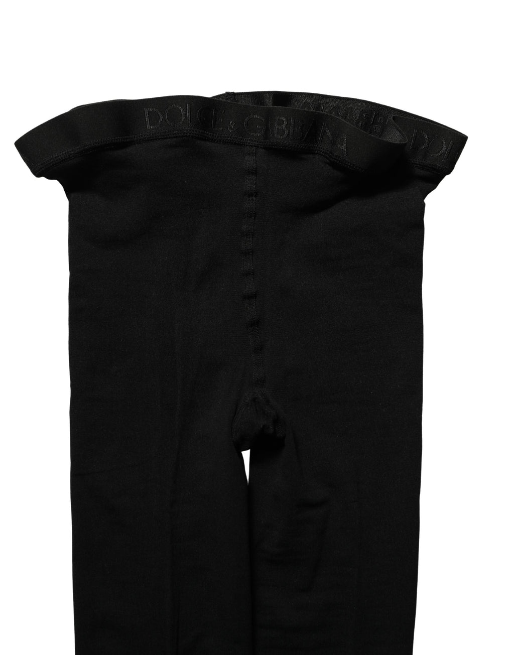 Dolce & Gabbana Schwarze Nylonstrumpfhose Söckchen