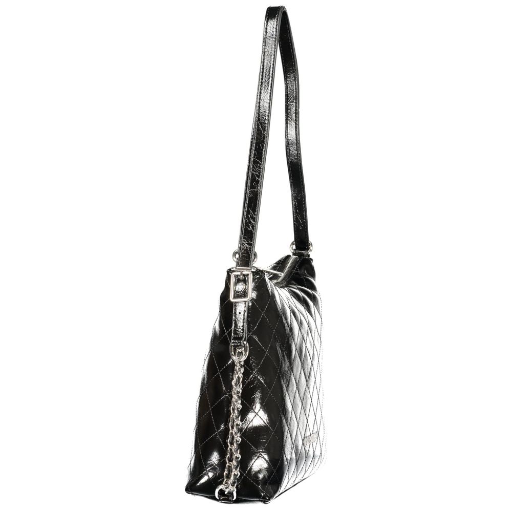 Mario Valentino Nero Polyurethane Damenhandtasche