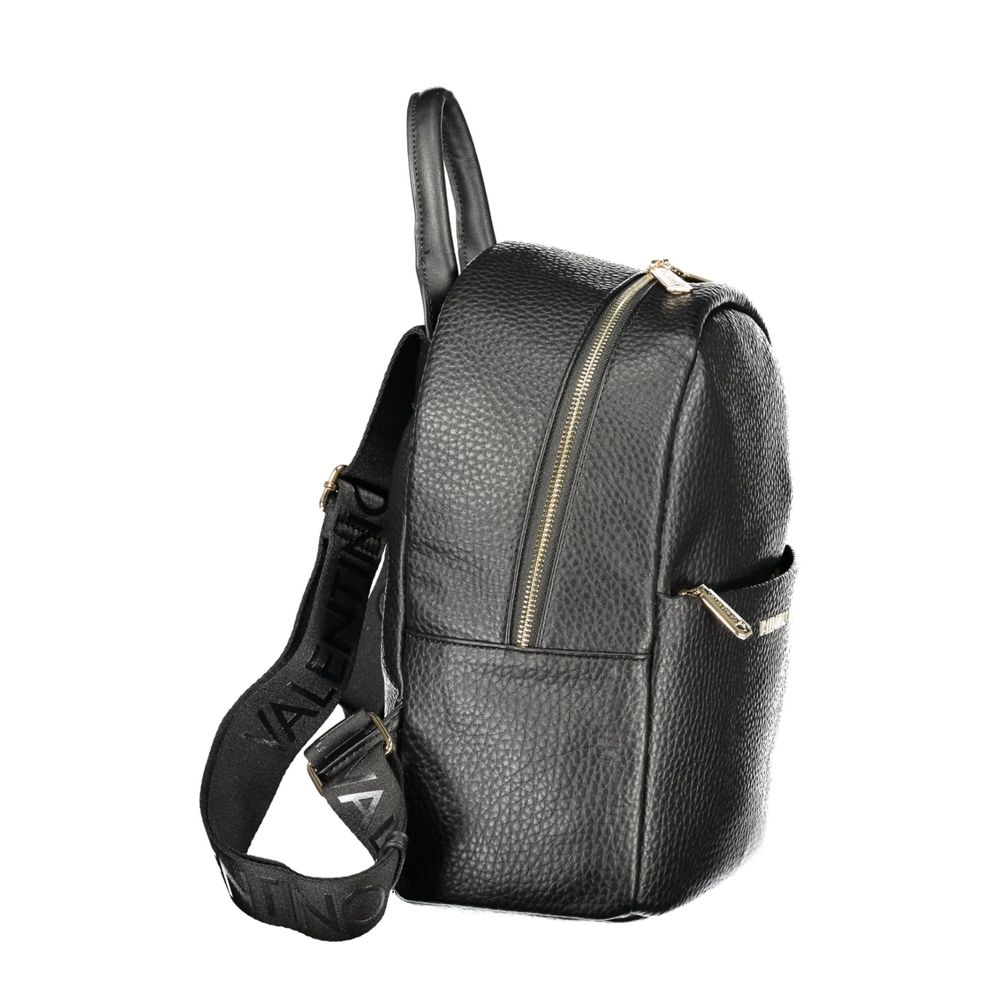 Mario Valentino Schwarzer Rucksack aus Polyurethan für Damen