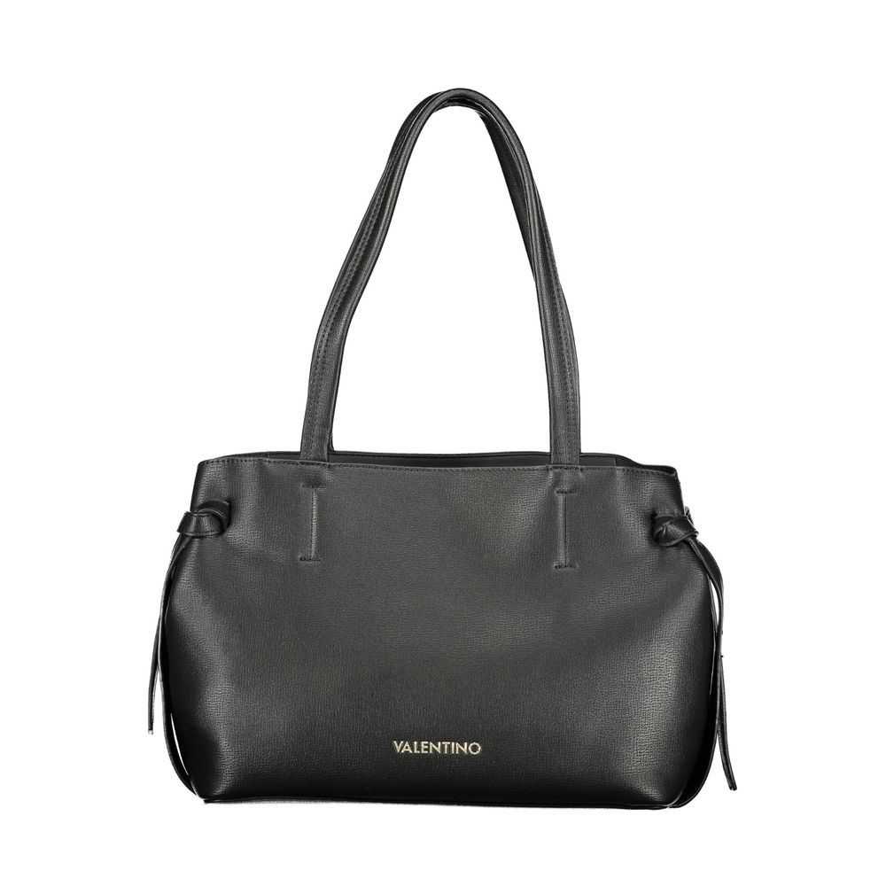 Mario Valentino Nero Polyurethane Damenhandtasche