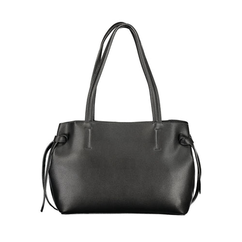 Mario Valentino Nero Polyurethane Damenhandtasche