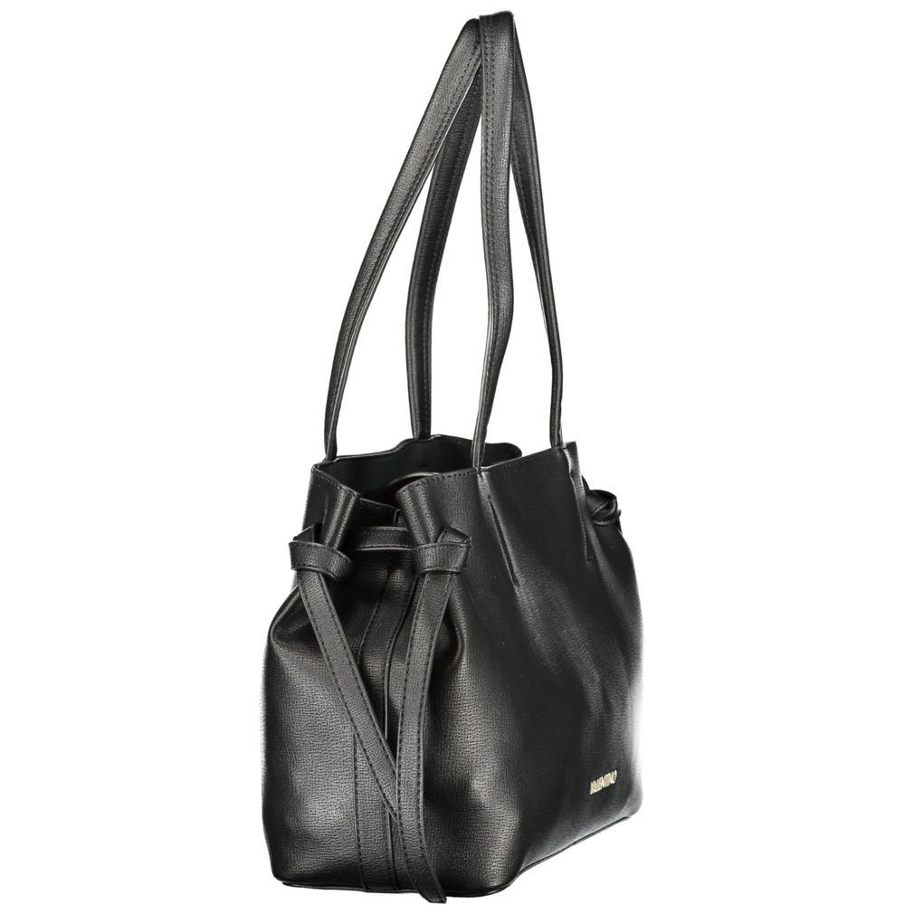Mario Valentino Nero Polyurethane Damenhandtasche