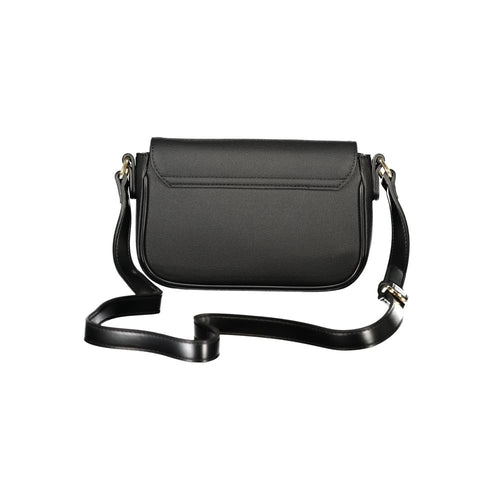 Mario Valentino Nero Polyurethane Damenhandtasche