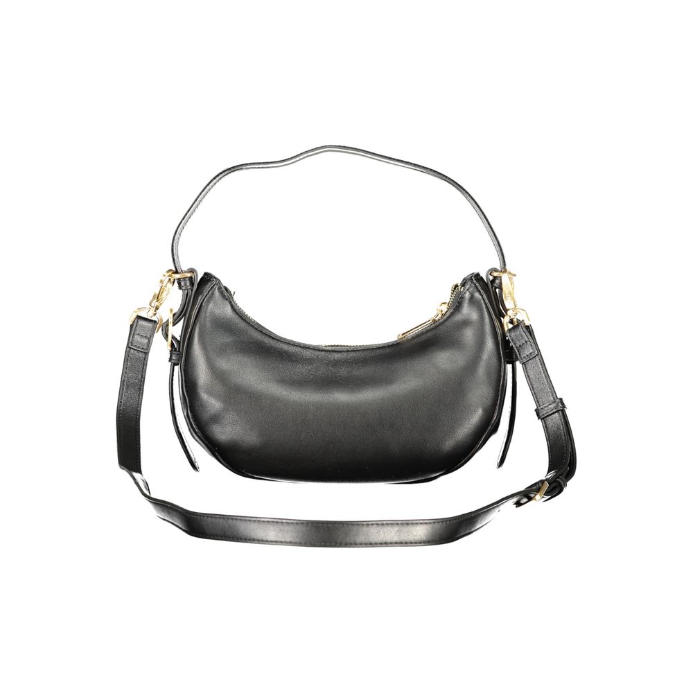 Mario Valentino Nero Polyurethane Damenhandtasche