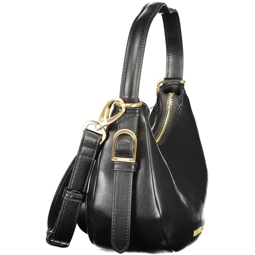 Mario Valentino Nero Polyurethane Damenhandtasche