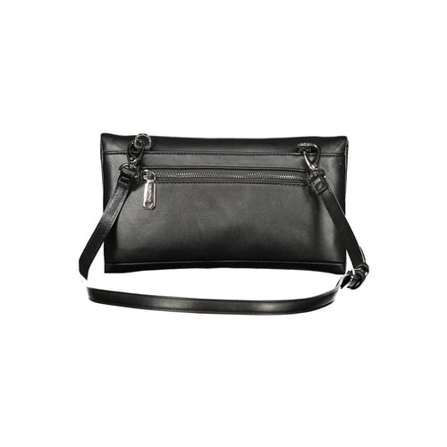Mario Valentino Handtasche aus schwarzem Polyurethan für Damen