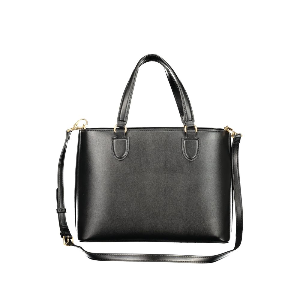 Mario Valentino Schwarze Handtasche aus Polyethylen