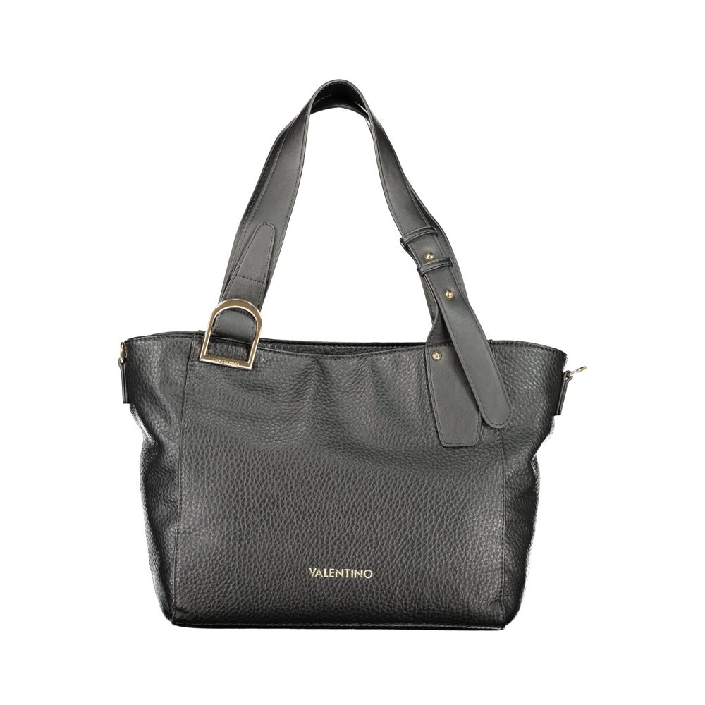 Mario Valentino Nero Polyurethane Damenhandtasche