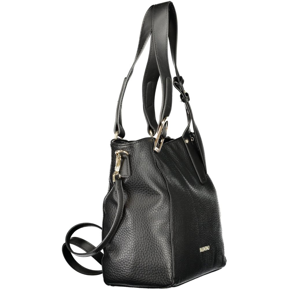 Mario Valentino Nero Polyurethane Damenhandtasche