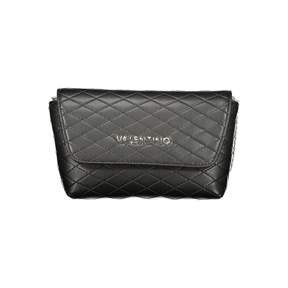 Mario Valentino Nero Polyurethane Damenhandtasche