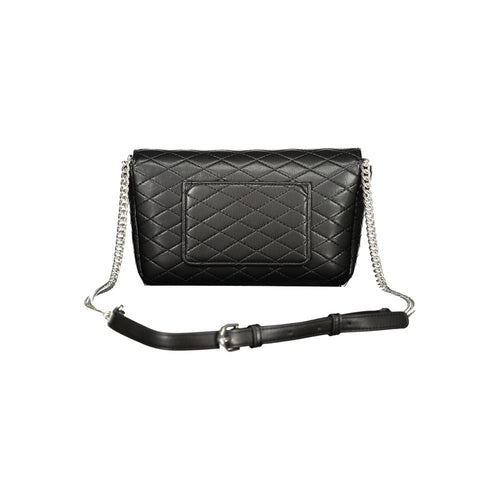 Mario Valentino Nero Polyurethane Damenhandtasche