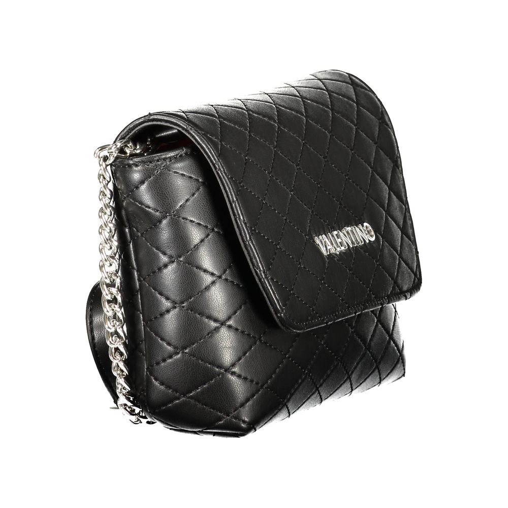 Mario Valentino Nero Polyurethane Damenhandtasche