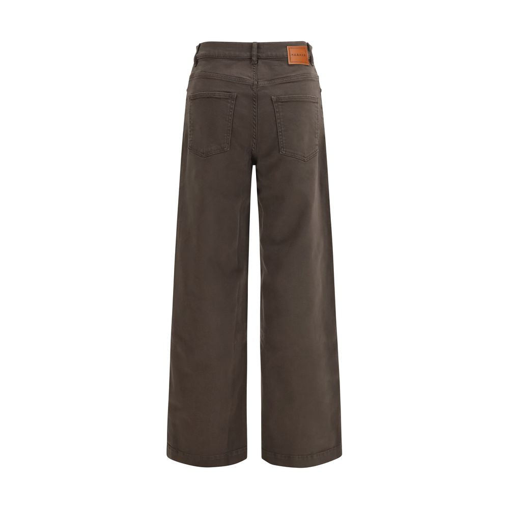 P.A.R.O.S.H. Braune Baumwollhose für die Freizeit