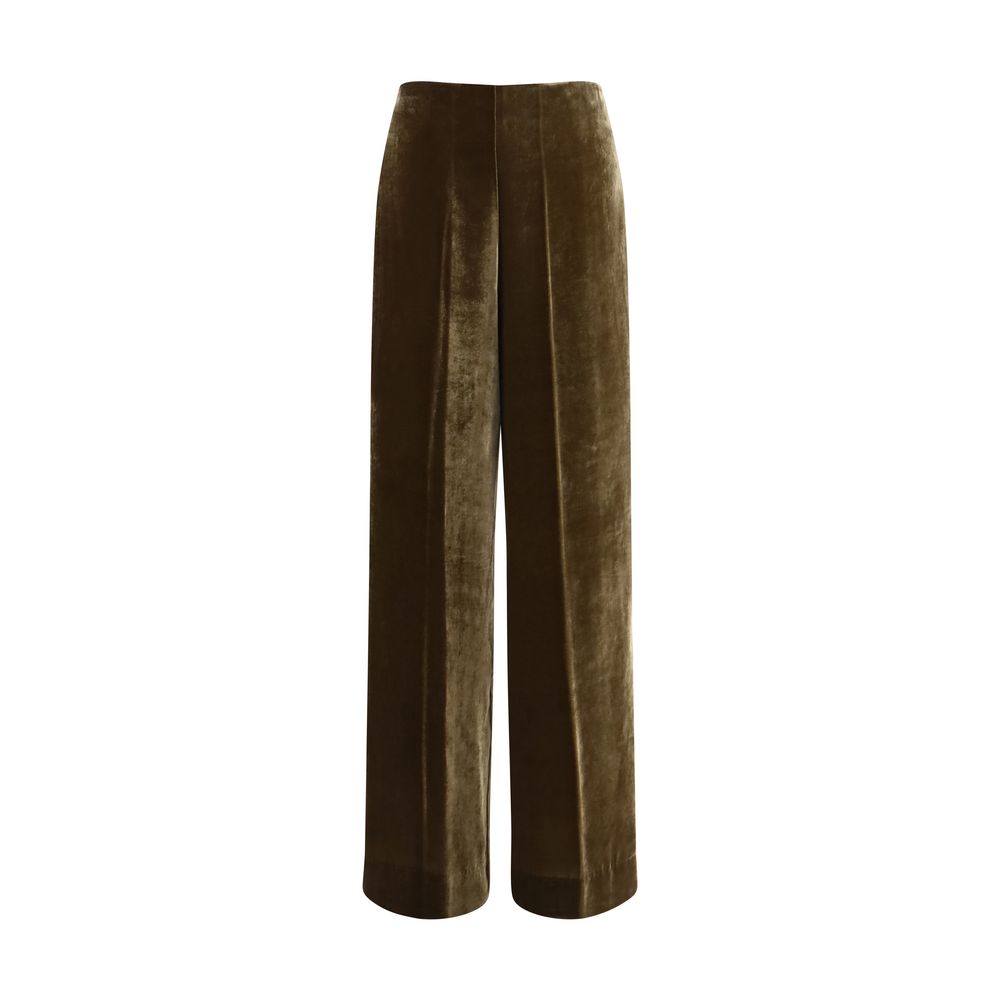 P.A.R.O.S.H. Braune Viskose-Freizeithose
