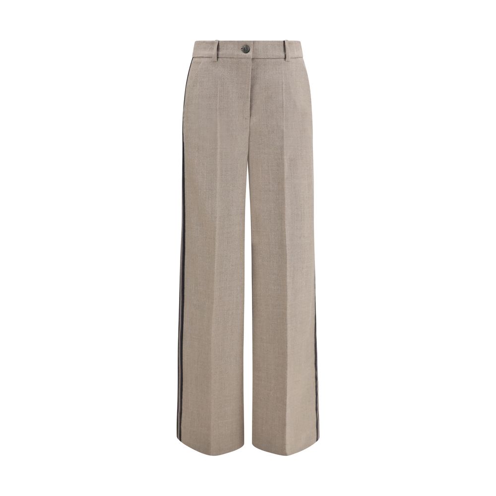 P.A.R.O.S.H. Graue Hose aus Wolle Oves Aries