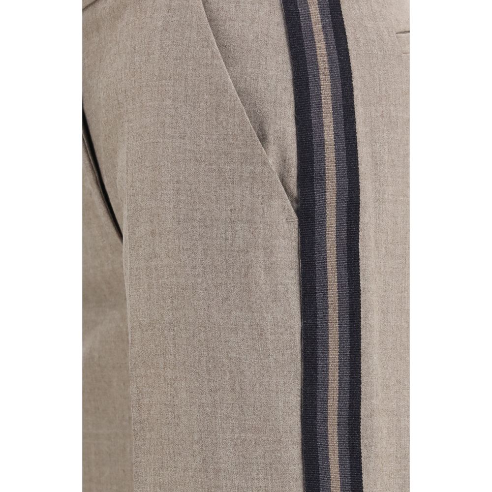 P.A.R.O.S.H. Graue Hose aus Wolle Oves Aries