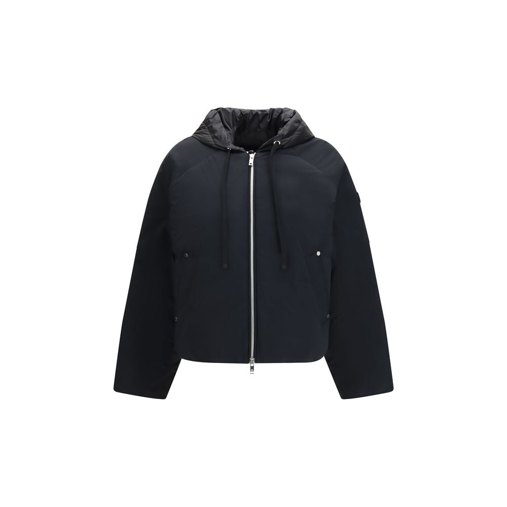 Moose Knuckles Schwarzer Nylon-Bomber
