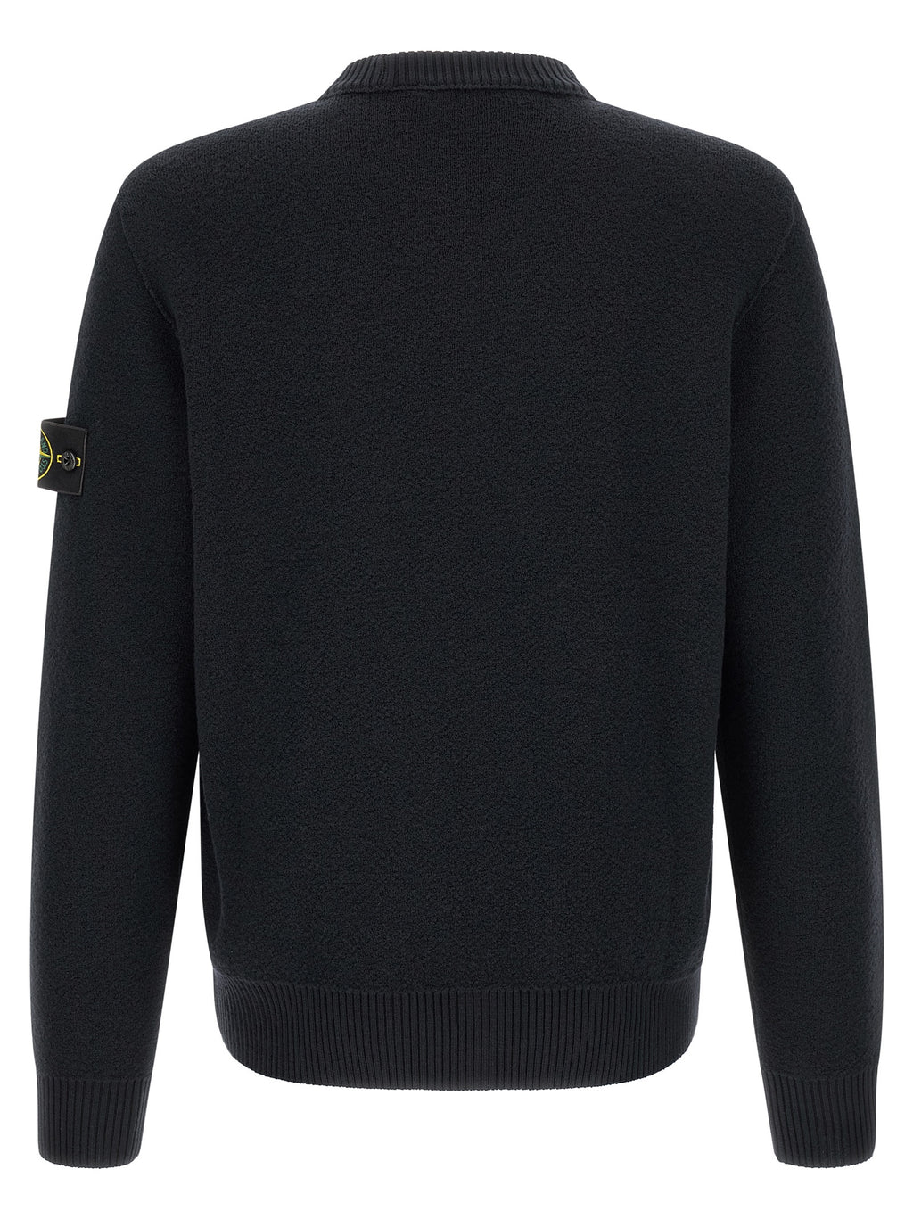 Stone Island Blauer Cardigan aus Schurwolle