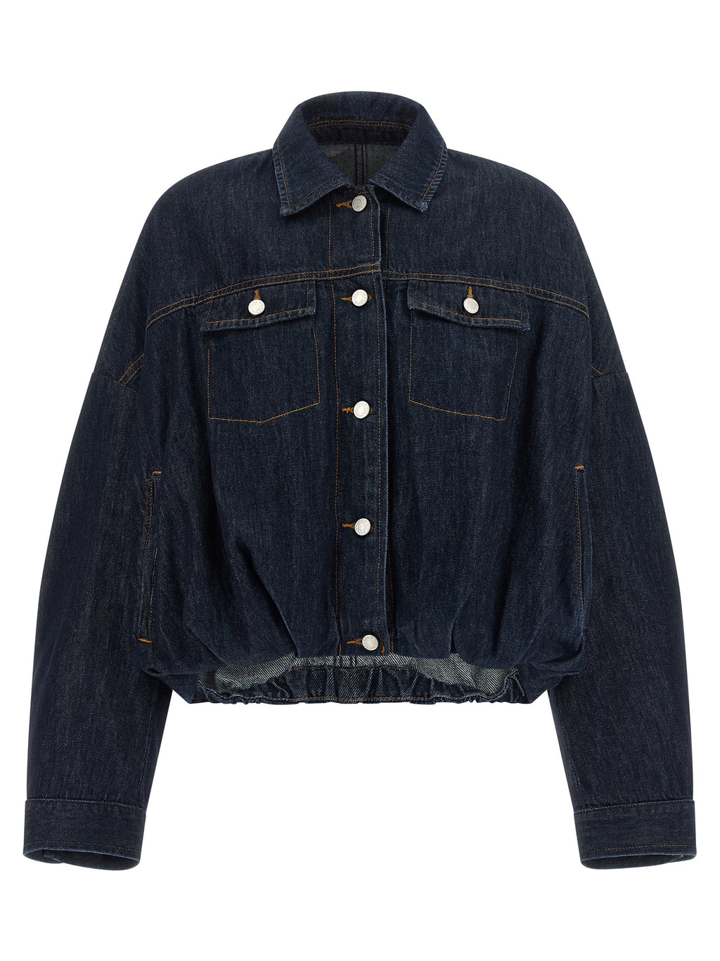 Dries Van Noten Blaue Jeansjacke aus Baumwolle