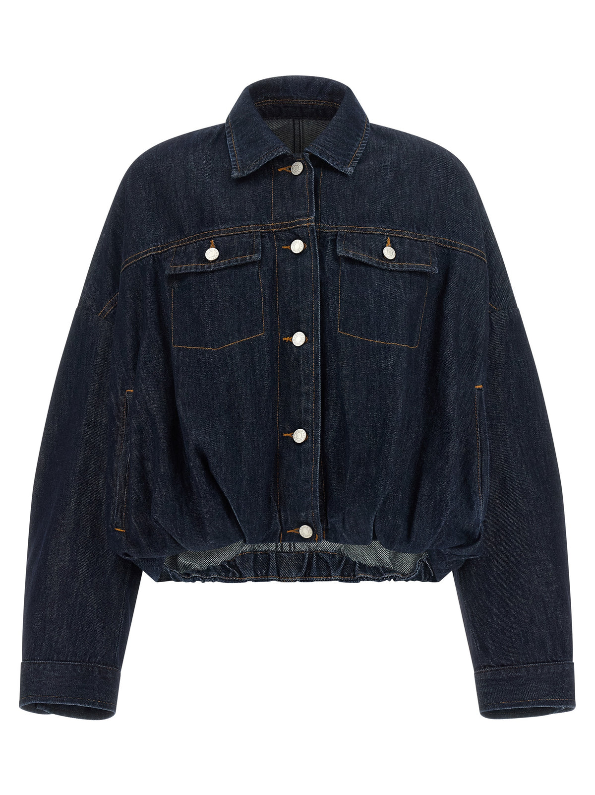 Dries Van Noten Blaue Jeansjacke aus Baumwolle
