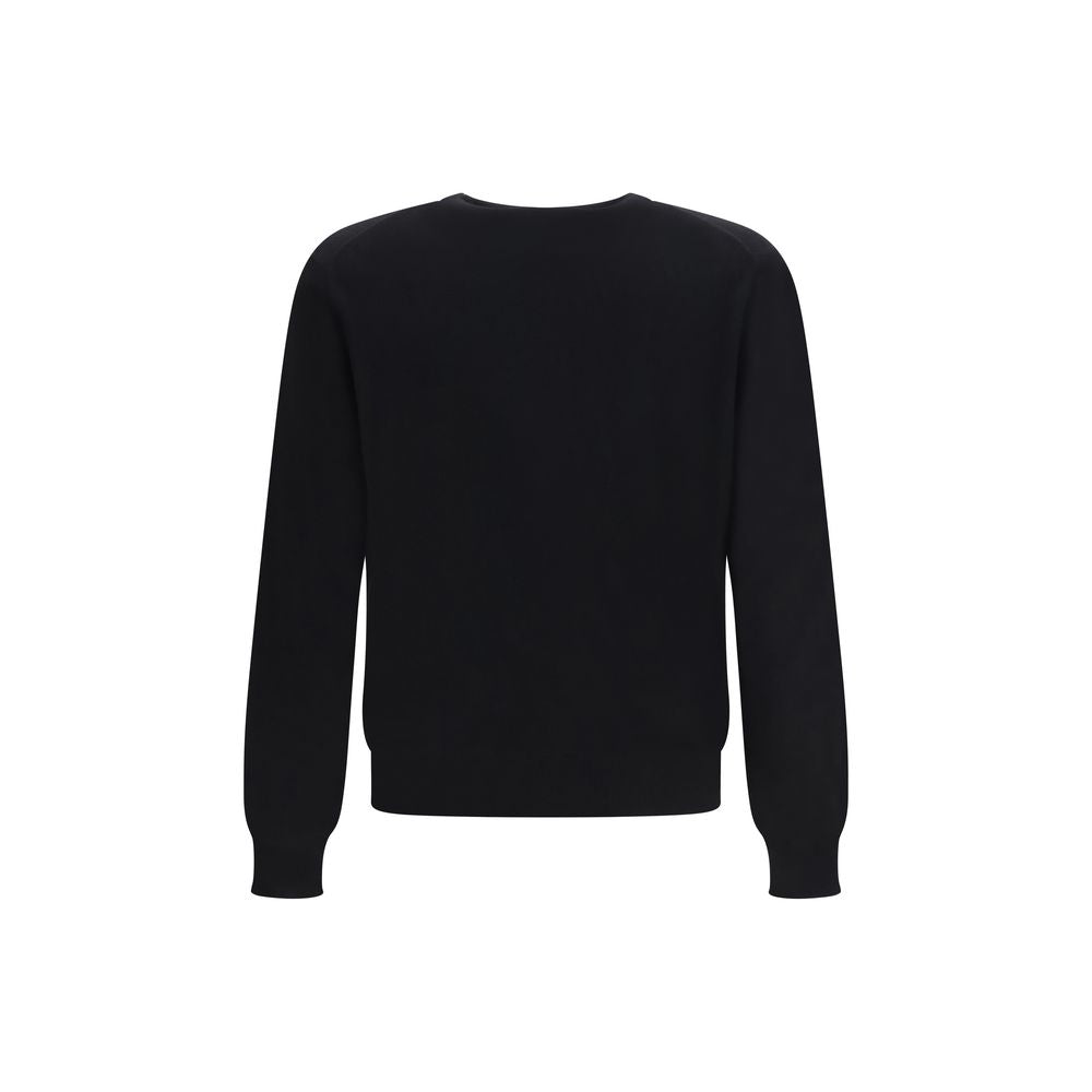 Versace Schwarzer Kaschmirpullover