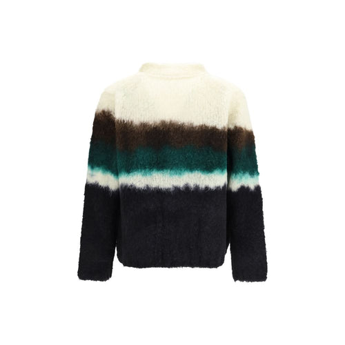 Sacai Mehrfarbige Strickjacke aus Wolle Oves Aries