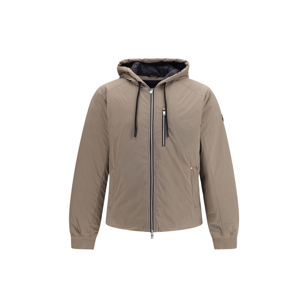 Moose Knuckles Beige Nylon Full-Length Jacket