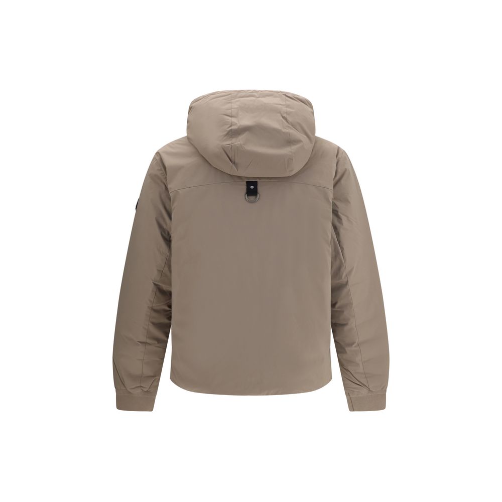 Moose Knuckles Beige Nylon Full-Length Jacket