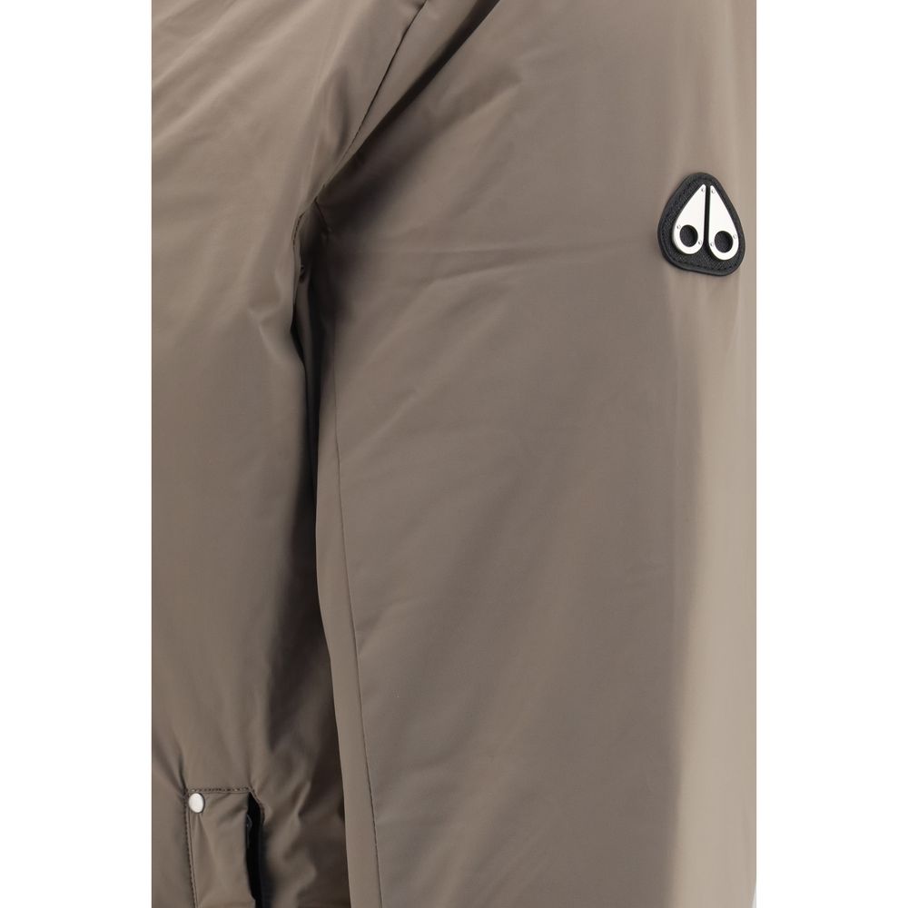 Moose Knuckles Beige Nylon Full-Length Jacket