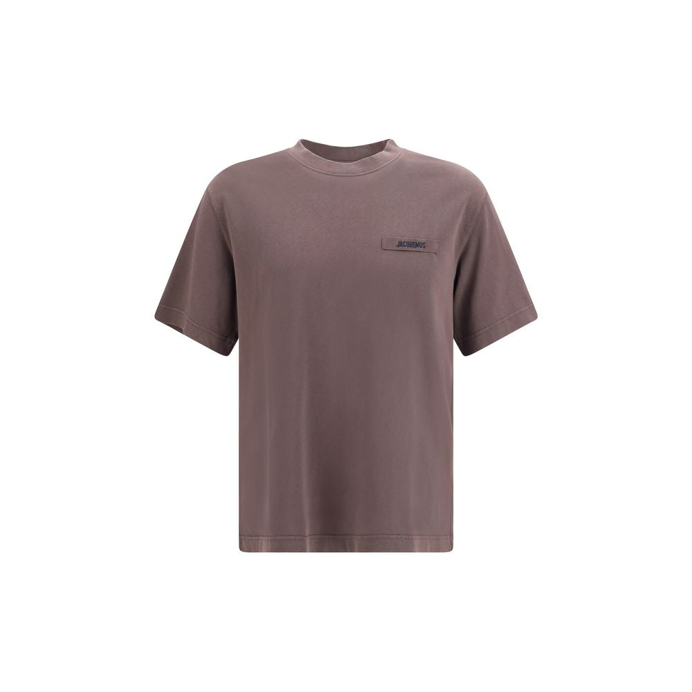 Jacquemus Braunes Baumwoll-T-Shirt