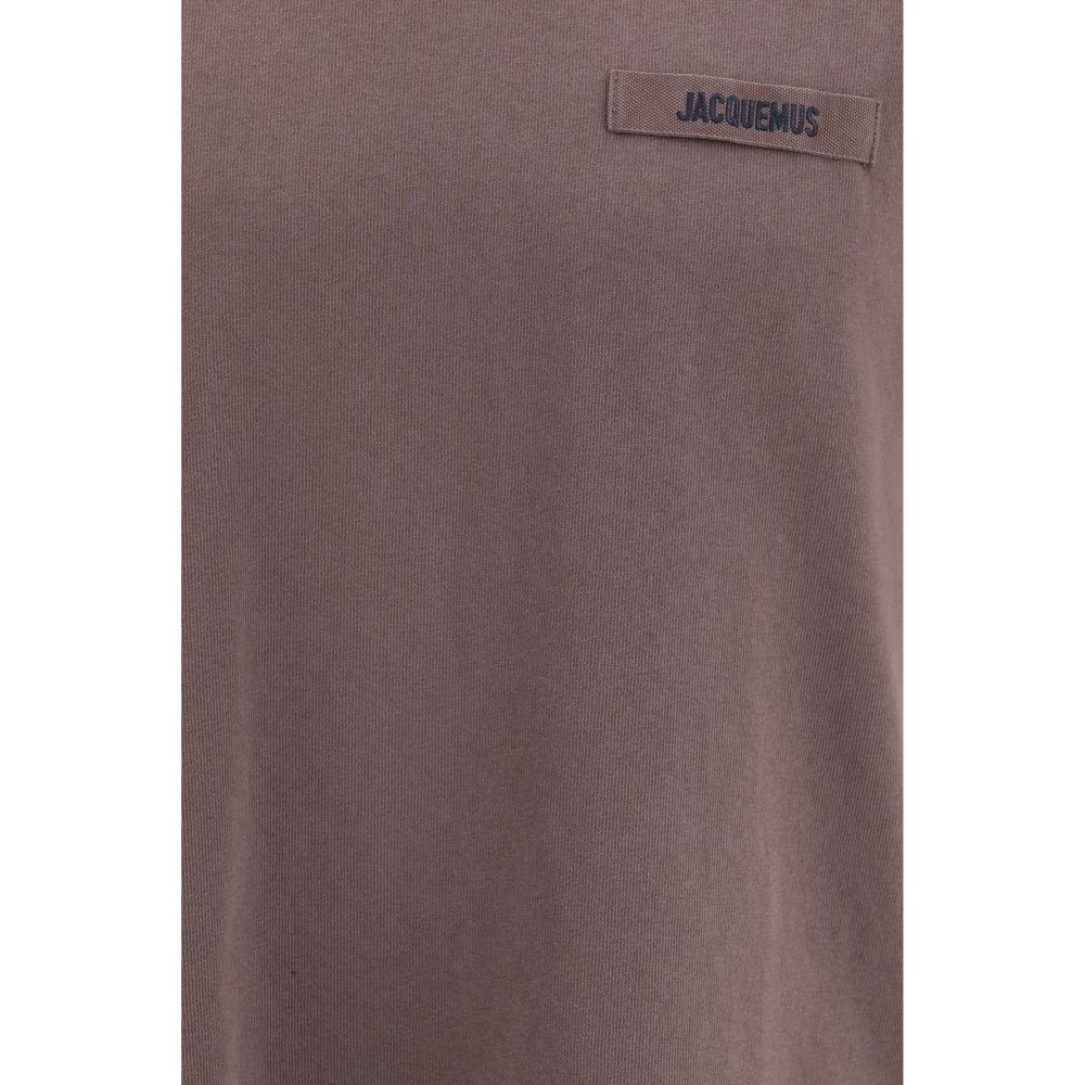 Jacquemus Braunes Baumwoll-T-Shirt