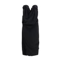 Magda Butrym Schwarzes Wollkleid Oves Aries Cocktailkleid