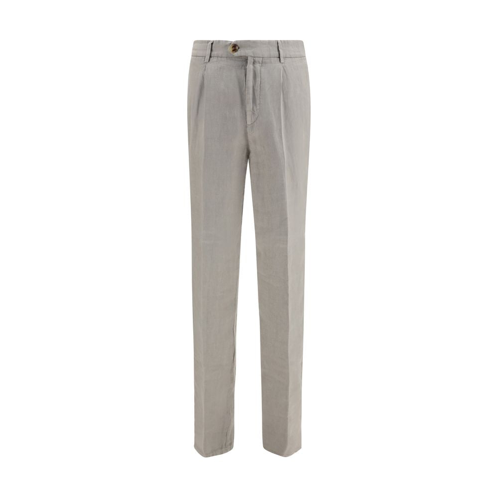 Brunello Cucinelli Braune Leinenhose