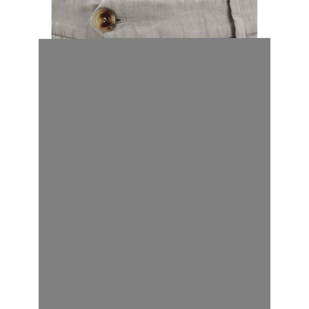Brunello Cucinelli Braune Leinenhose