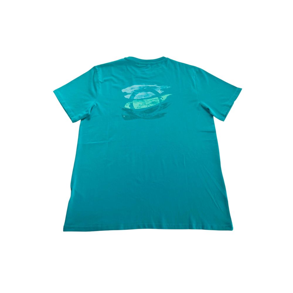 Trussardi Beachwear Hellblaues Polyester-T-Shirt