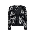 Versace Mehrfarbige Strickjacke aus Wolle Oves Aries