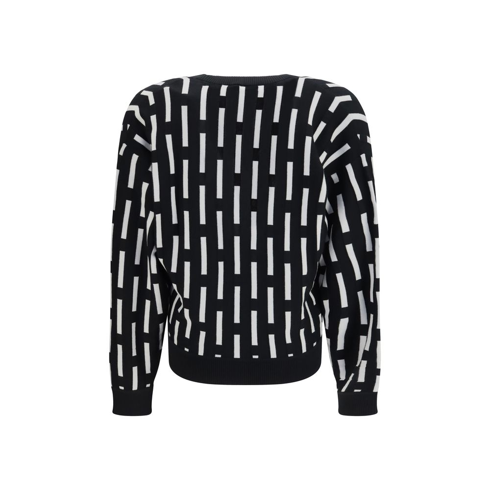 Versace Mehrfarbige Strickjacke aus Wolle Oves Aries