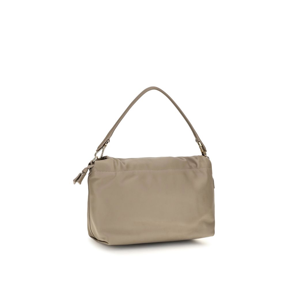 Fendi Beige Kalbsleder Bos Taurus Schultertasche