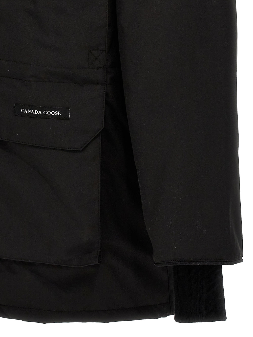 Canada Goose Schwarzer Parka aus Polyester