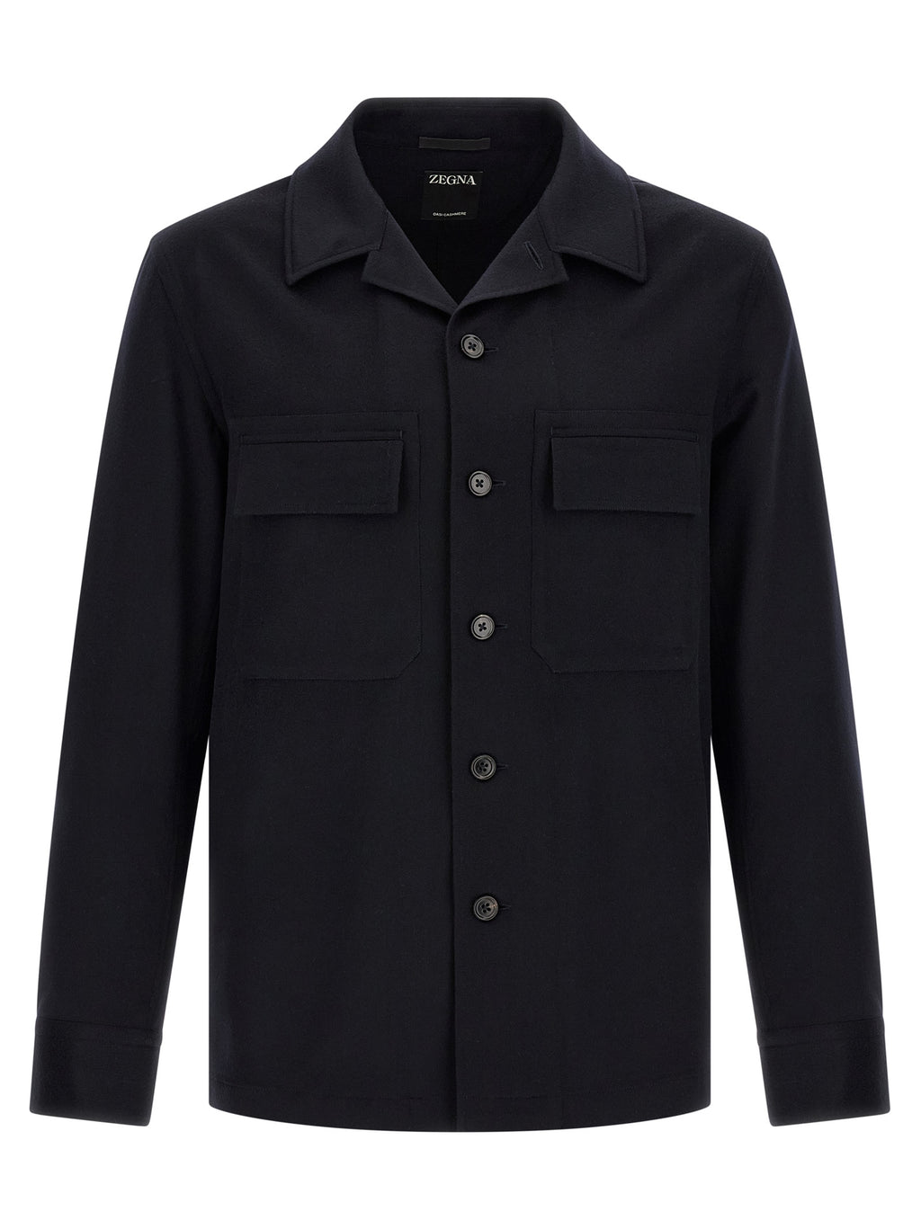 ZEGNA Blaue Wollbluse