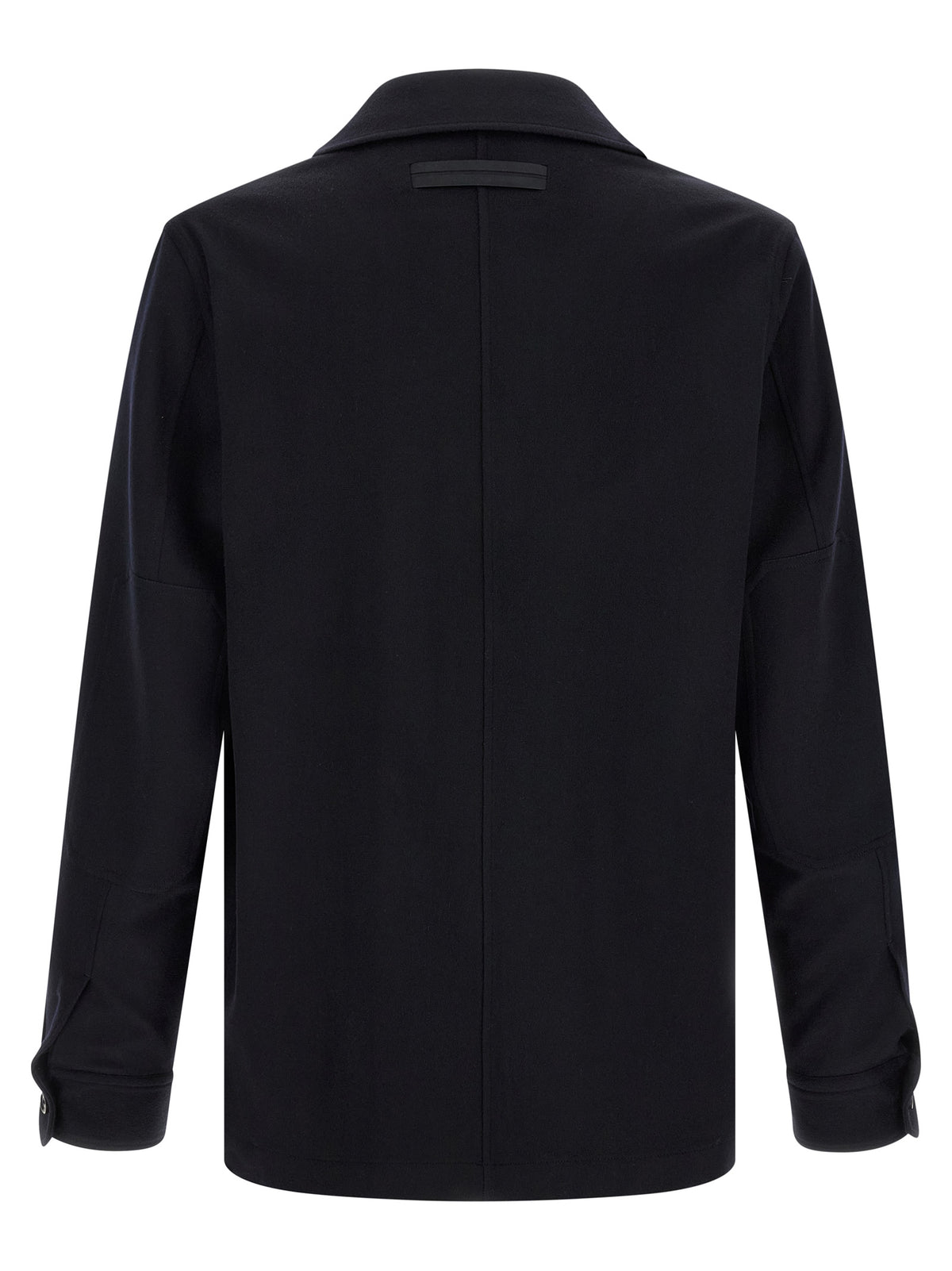 ZEGNA Blaue Wollbluse