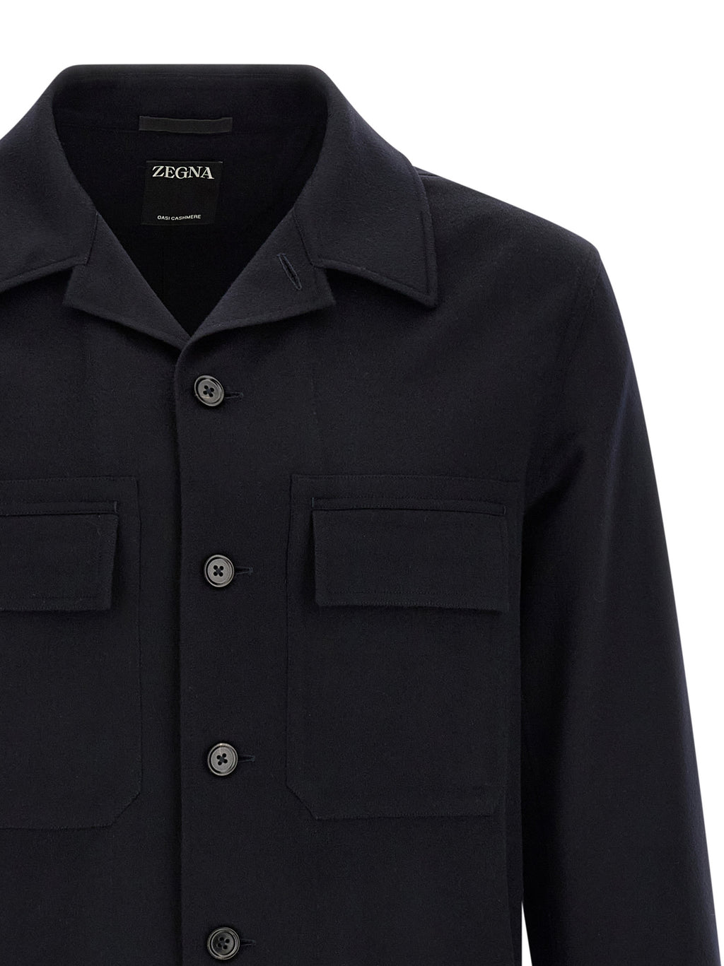 ZEGNA Blaue Wollbluse